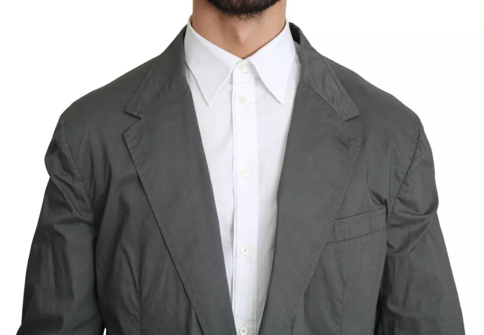 Cotton Single Breasted Formal Men's Blazer - Dolce & Gabbana - Modalova