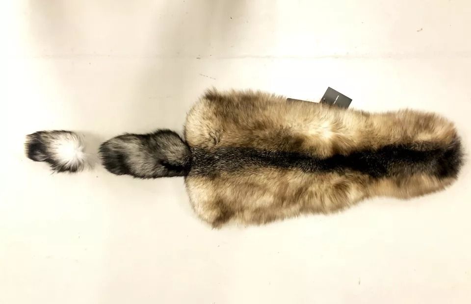 Fox Tail Fur Shawl Neck Wrap Cover Collar Women's Scarf - Dolce & Gabbana - Modalova