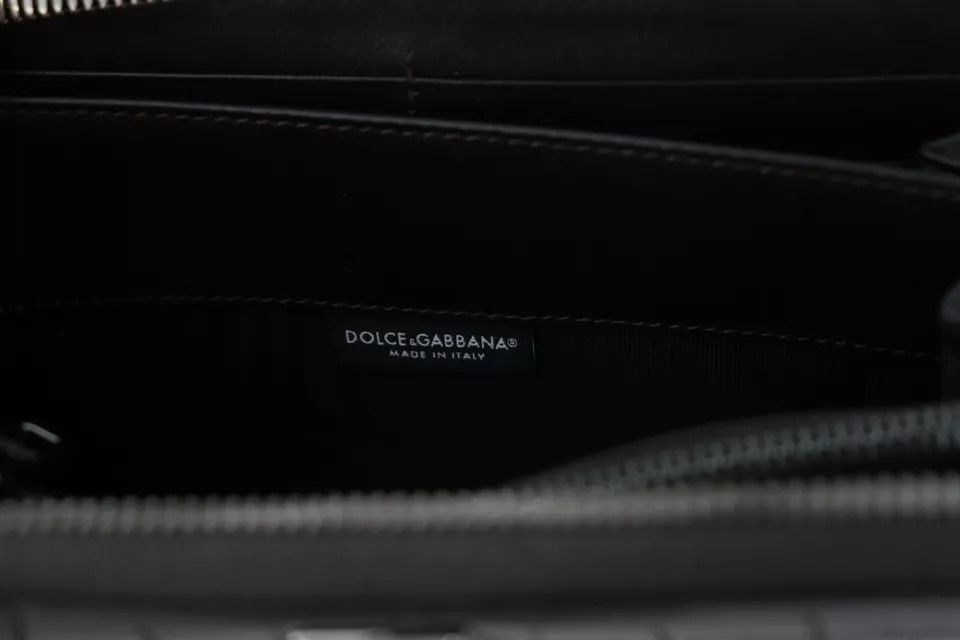 Exotic Leather Zip Around Continental Clutch Men's Wallet - Dolce & Gabbana - Modalova