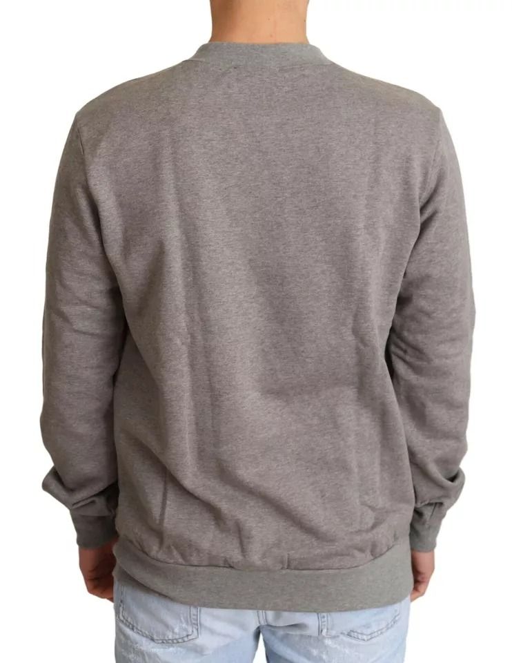 Crown King Cotton Pullover Men's Sweater - Dolce & Gabbana - Modalova