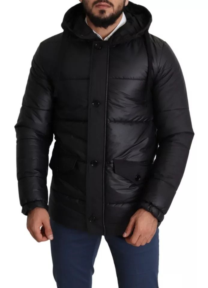 Hooded Polyester Men Coat Puffer Men's Jacket (Pre-Owned) - Dolce & Gabbana - Modalova