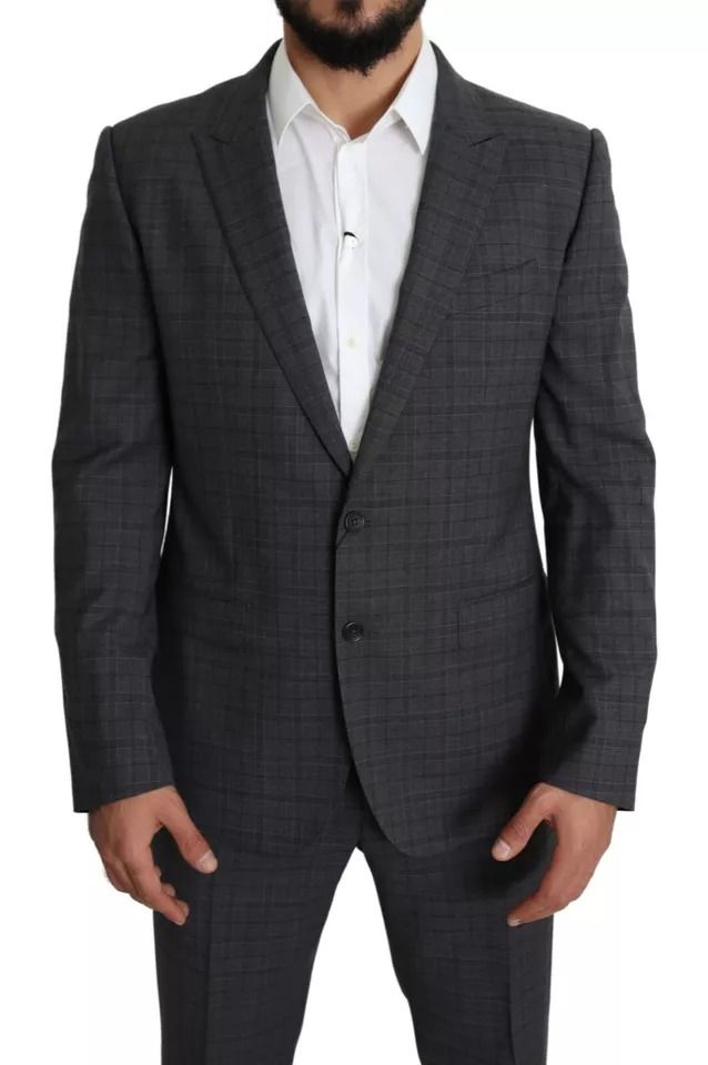Wool Men Formal 2 Piece MARTINI Men's Suit - Dolce & Gabbana - Modalova