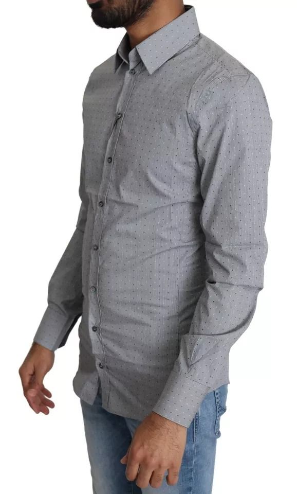 SICILIA Dotted Semi Fitted Formal Men's Shirt (Pre-Owned) - Dolce & Gabbana - Modalova