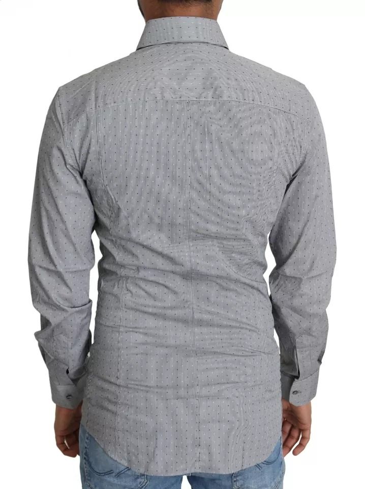 SICILIA Dotted Semi Fitted Formal Men's Shirt (Pre-Owned) - Dolce & Gabbana - Modalova