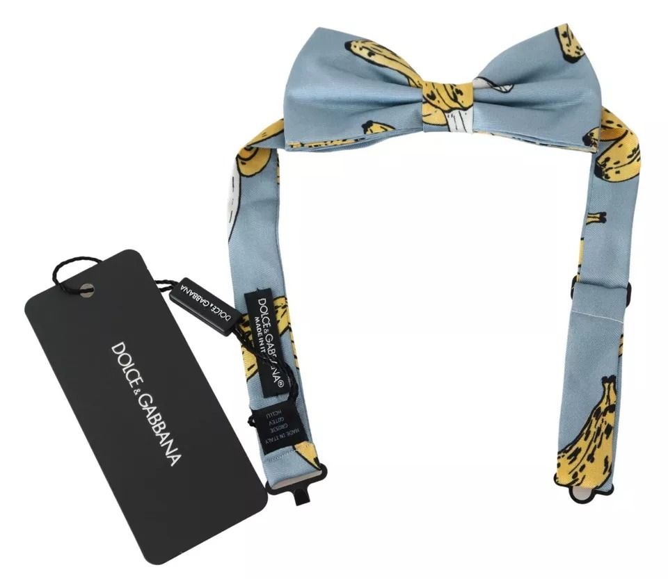 Banana Print Silk Men Neck Bow Men's Tie (Pre-Owned) - Dolce & Gabbana - Modalova