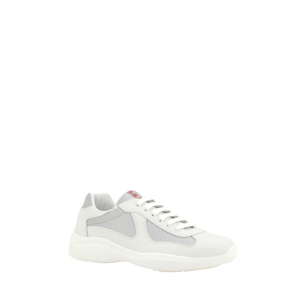 Calf Leather Bos Taurus Athletic Men's Sneakers - Prada - Modalova