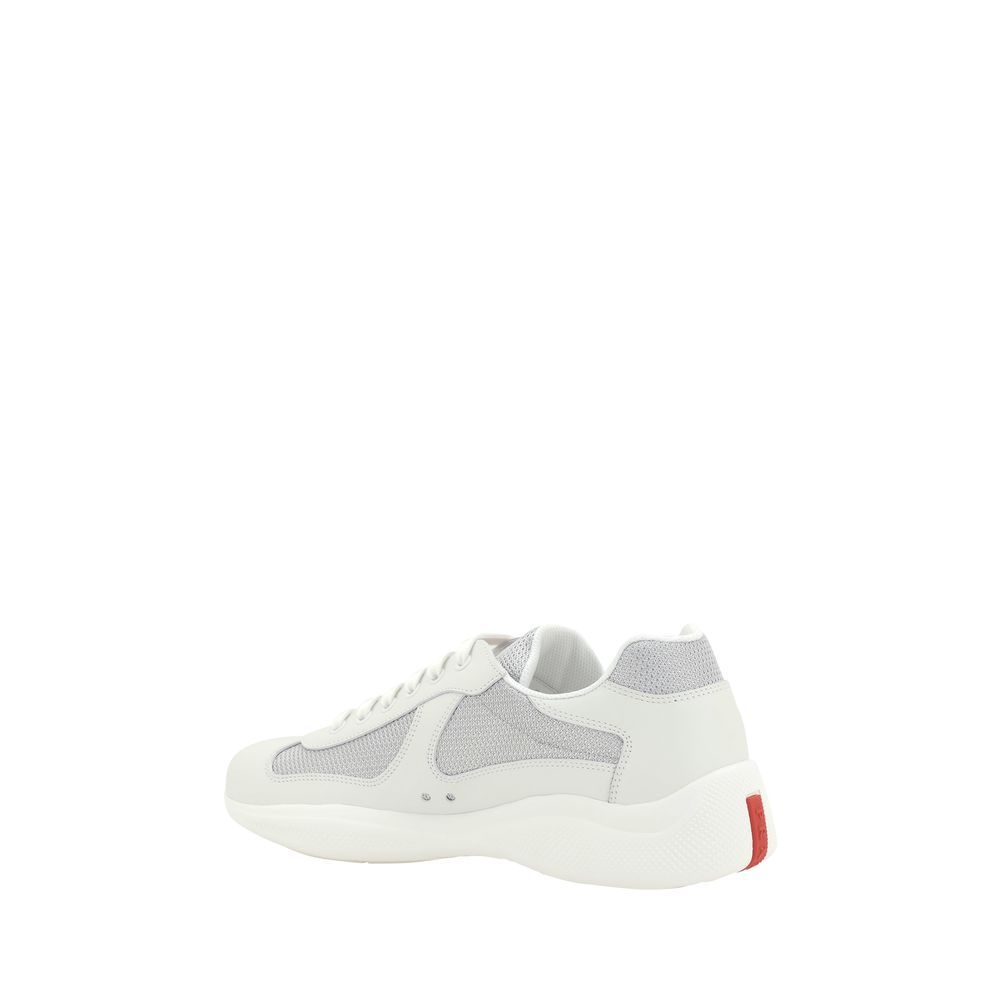 Calf Leather Bos Taurus Athletic Men's Sneakers - Prada - Modalova
