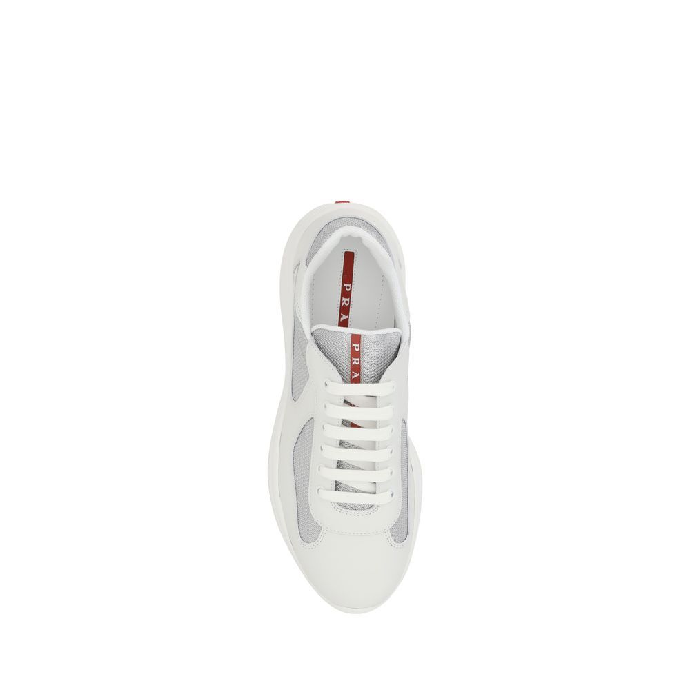 Calf Leather Bos Taurus Athletic Men's Sneakers - Prada - Modalova