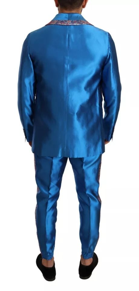 Jacquard Silk Formal 2 Piece Set Men's Suit (Pre-Owned) - Dolce & Gabbana - Modalova