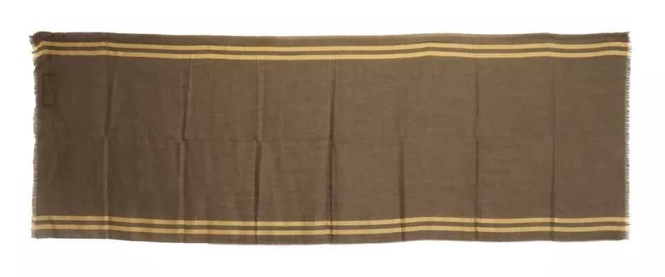 Striped Cashmere Wrap Fringes Men's Scarf (Pre-Owned) - Dolce & Gabbana - Modalova