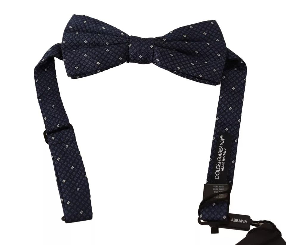 Patterned Silk Adjustable Neck Bow Tie Men's Men - Dolce & Gabbana - Modalova