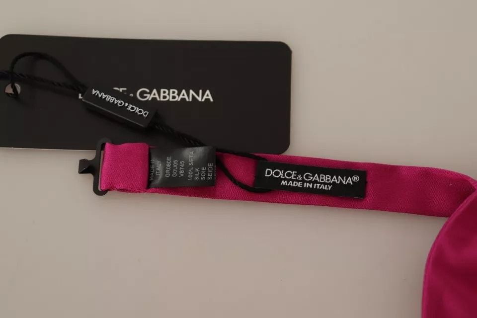Silk Adjustable Neck Bow Tie Men's Men - Dolce & Gabbana - Modalova