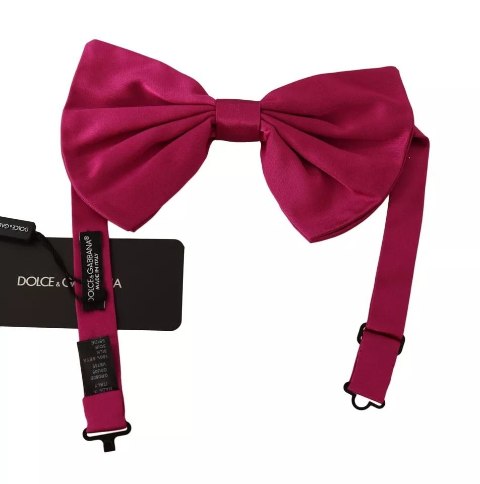 Silk Adjustable Neck Bow Tie Men's Men - Dolce & Gabbana - Modalova