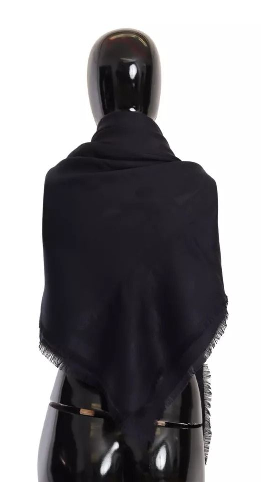 Solid Silk Wool Fringe Wrap Women's Scarf (Pre-Owned) - Dolce & Gabbana - Modalova
