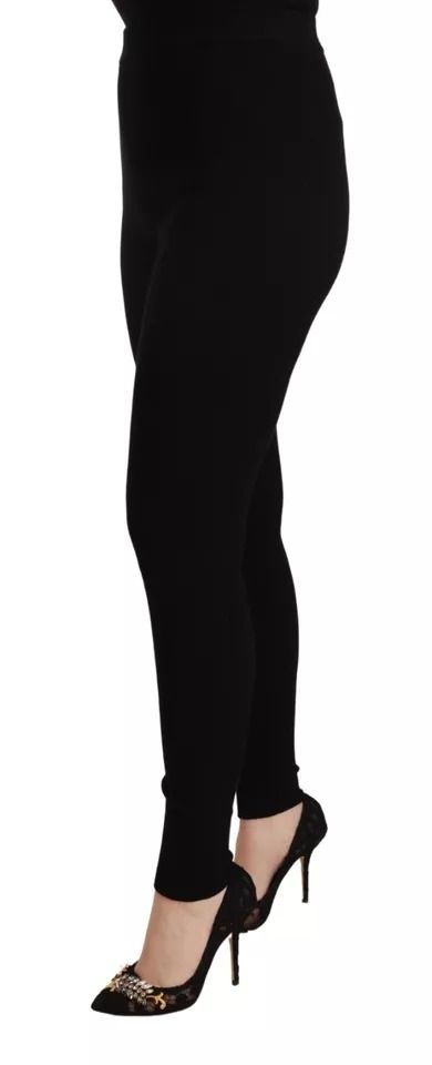 High Waist Stretch Pants Women's Tights - Dolce & Gabbana - Modalova