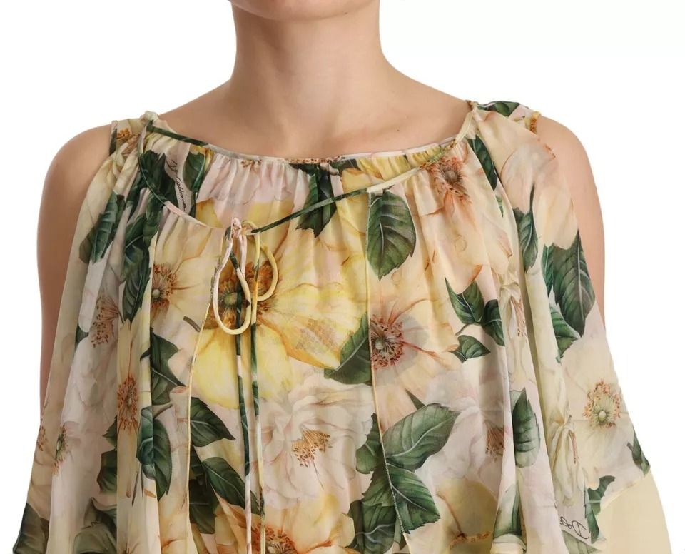 Silk Floral Print Long Maxi Women's Dress (Pre-Owned) - Dolce & Gabbana - Modalova
