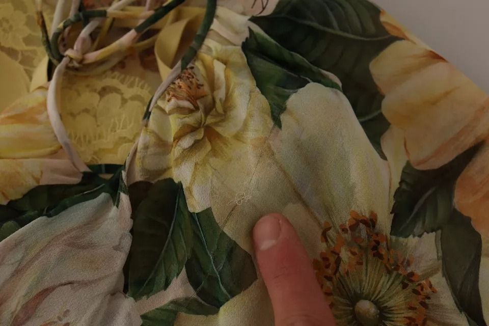 Silk Floral Print Long Maxi Women's Dress (Pre-Owned) - Dolce & Gabbana - Modalova
