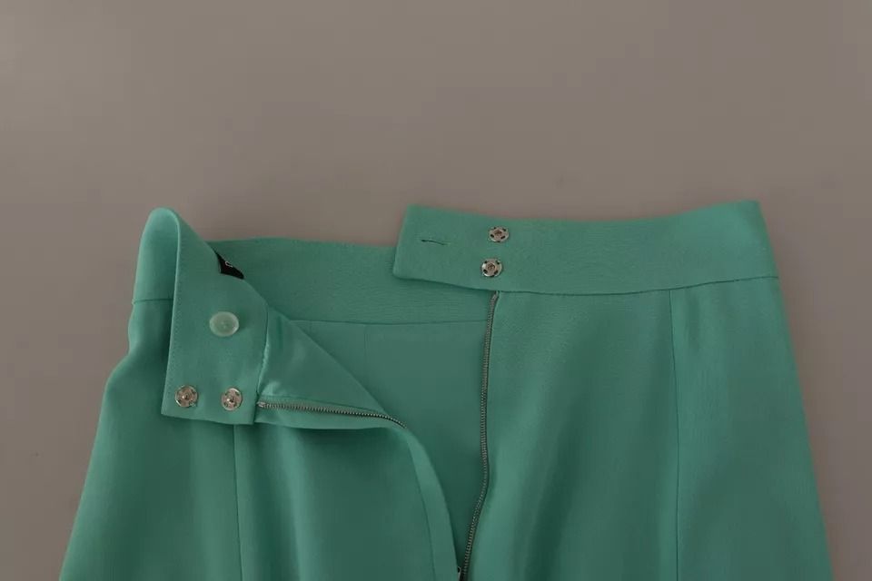 Mint Viscose Pencil Cut Midi Women's Skirt (Pre-Owned) - Dolce & Gabbana - Modalova