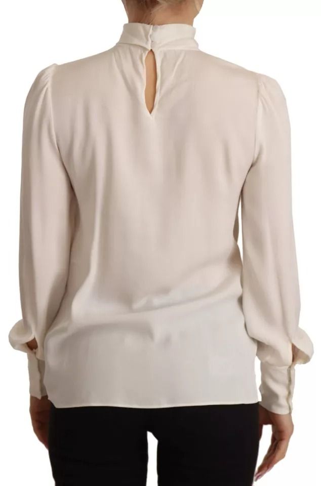 Silk Long Sleeve Turtle Neck Women's Top (Pre-Owned) - Dolce & Gabbana - Modalova