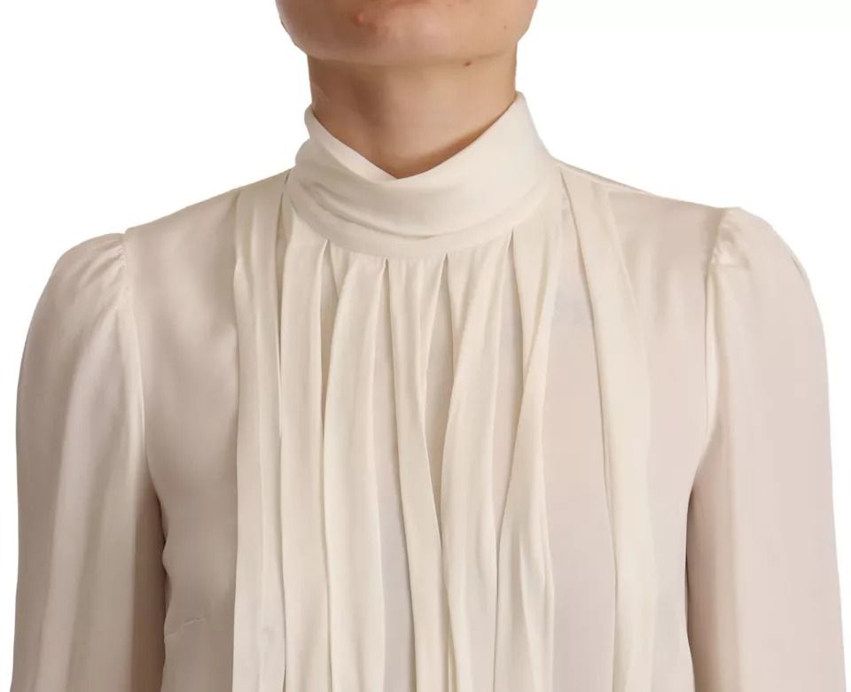 Silk Long Sleeve Turtle Neck Women's Top (Pre-Owned) - Dolce & Gabbana - Modalova