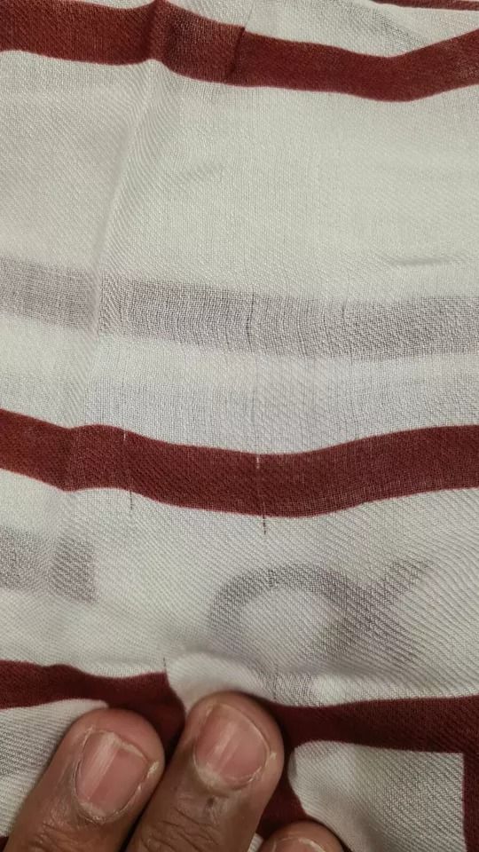 White Red Printed Wrap Shawl Modal Men's Scarf (Pre-Owned) - Dolce & Gabbana - Modalova