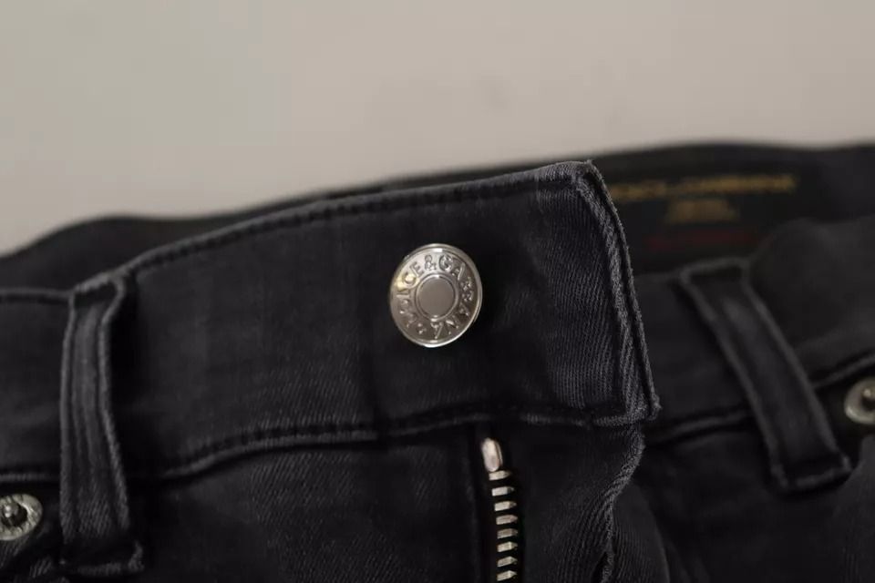 Running Denim Stretch Logo Skinny Men's Jeans (Pre-Owned) - Dolce & Gabbana - Modalova