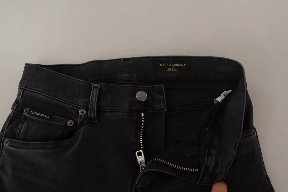 Running Denim Stretch Logo Skinny Men's Jeans (Pre-Owned) - Dolce & Gabbana - Modalova