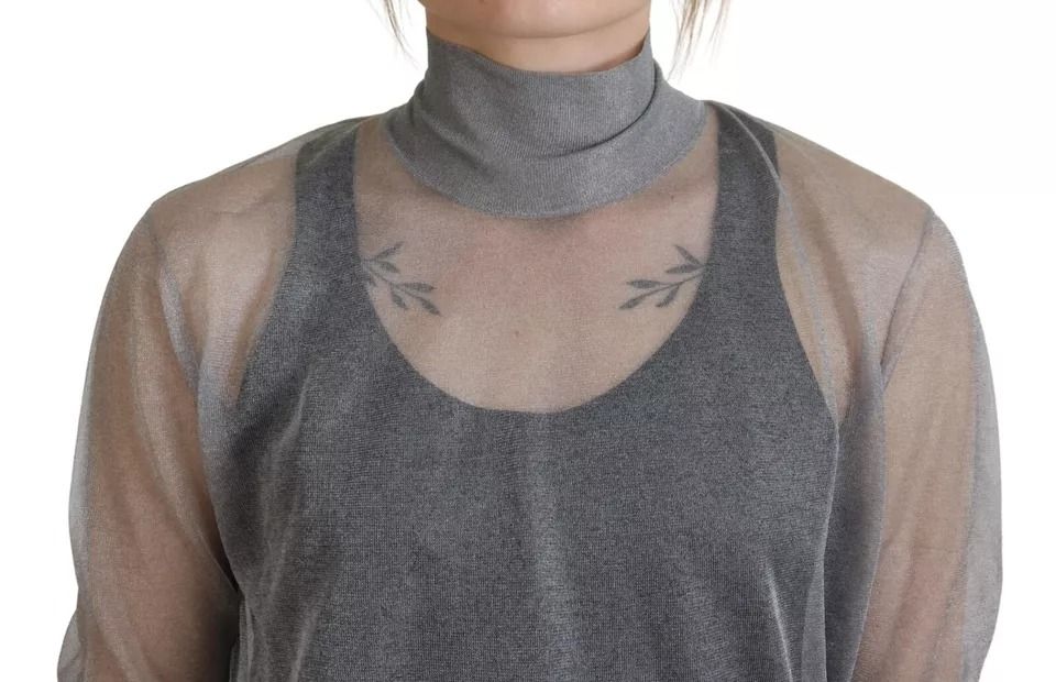 See Through Turtleneck Pullover Women's Sweater (Pre-Owned) - Dolce & Gabbana - Modalova
