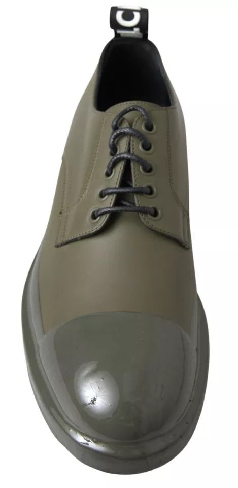 Leather Rubber Sole Dress Men's Shoes - Dolce & Gabbana - Modalova