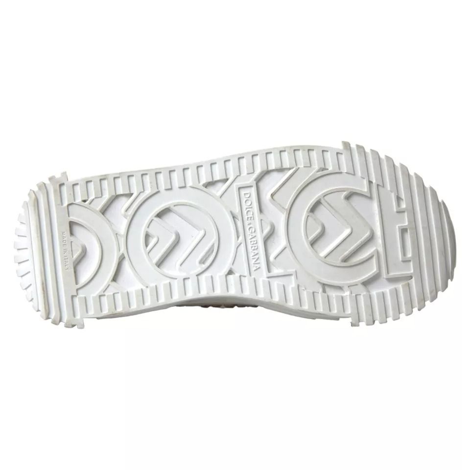 NS1 Canvas Leather Embellished Sneakers Women's Shoes (Pre-Owned) - Dolce & Gabbana - Modalova