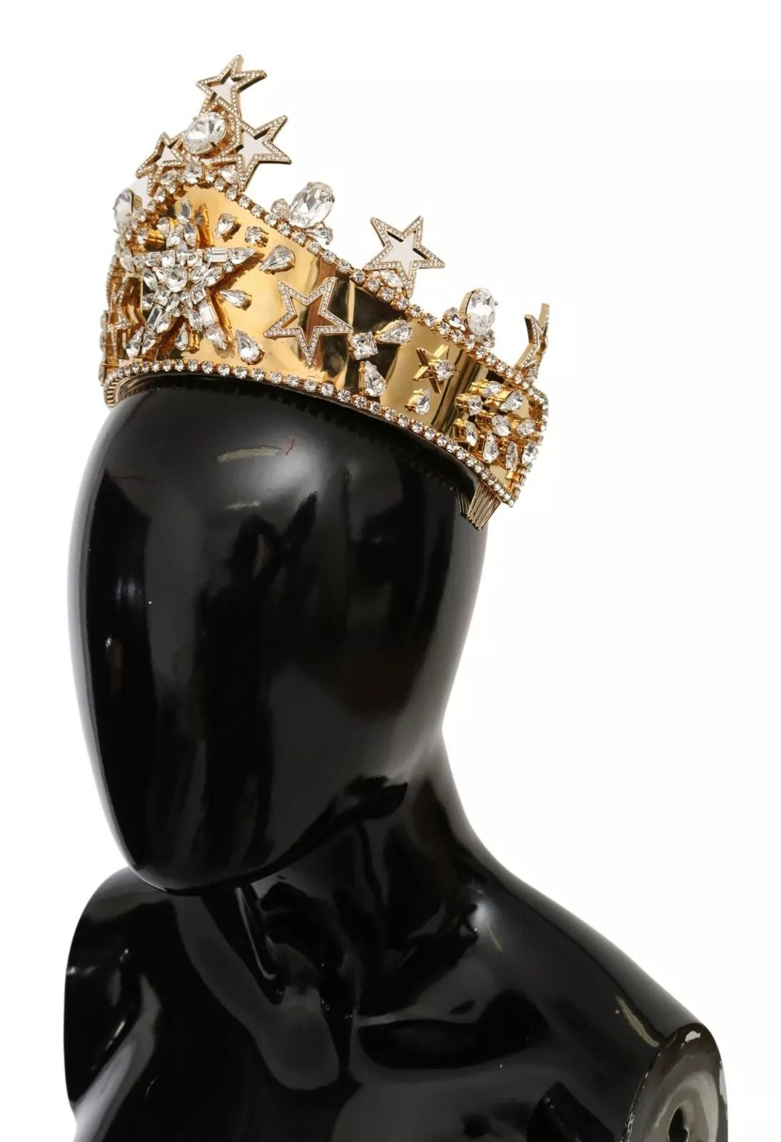 Crystal Star STRASS Crown Logo Tiara Women's Diadem (Pre-Owned) - Dolce & Gabbana - Modalova