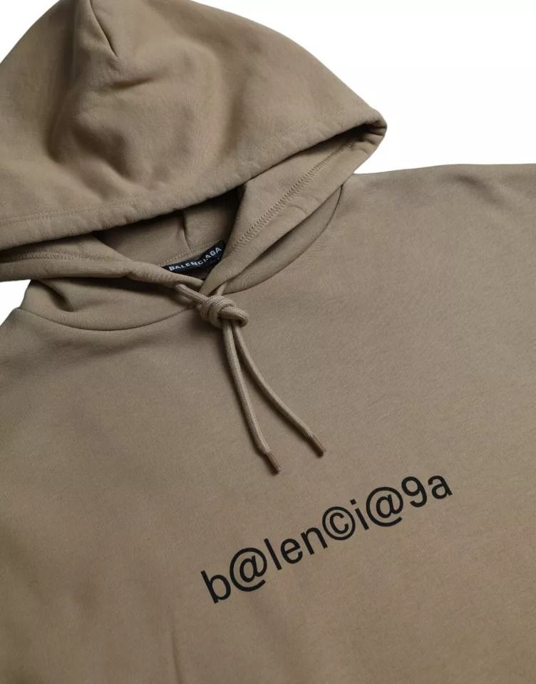 Cotton Symbolic Molleton Bouclette Hooded Men's Sweater (Pre-Owned) - Balenciaga - Modalova