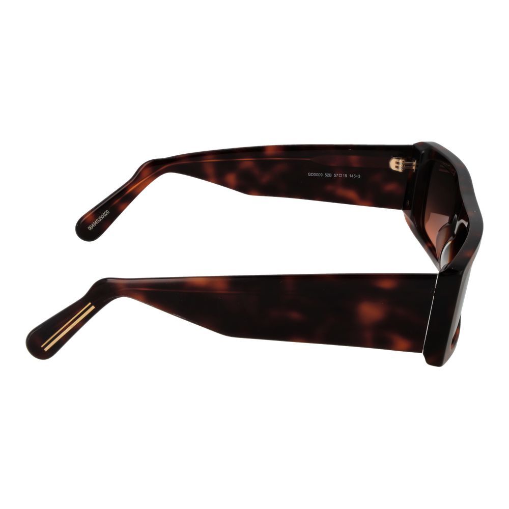 GCDS Brown Acetate Sunglasses - GCDS - Modalova