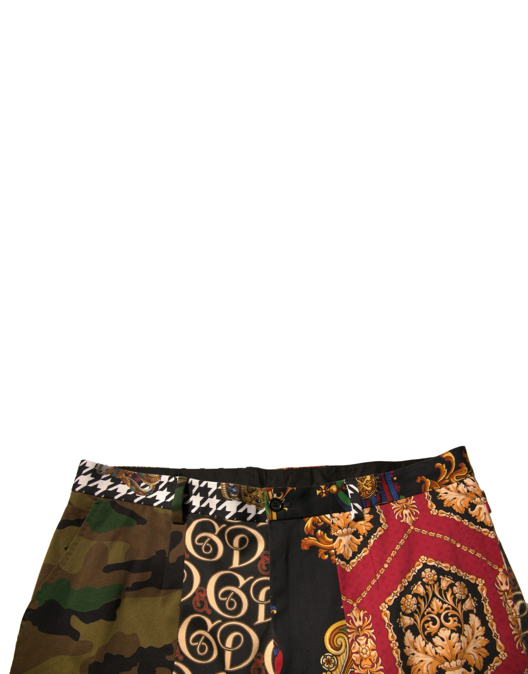 Patchwork Men Dress Men's Pants - Dolce & Gabbana - Modalova