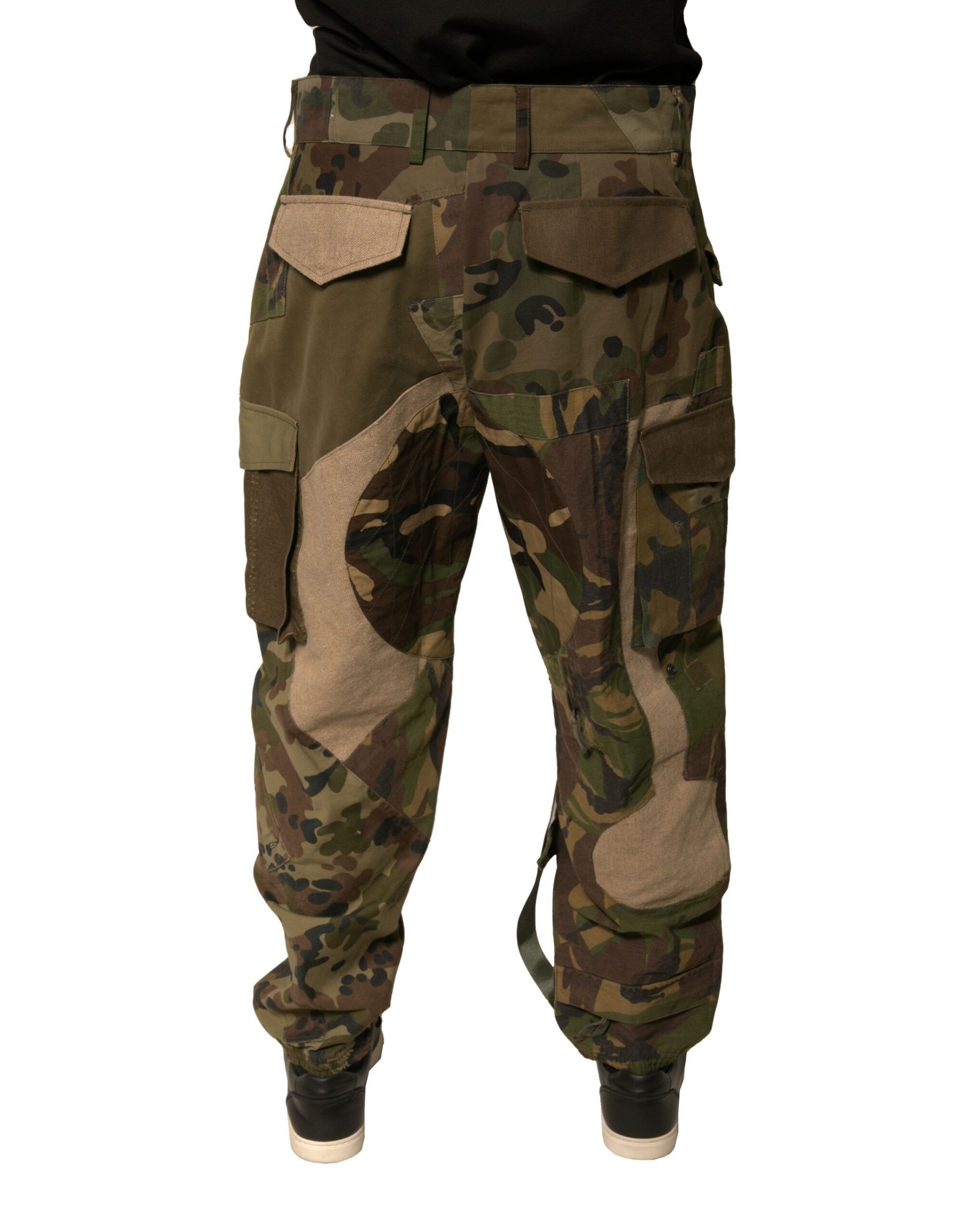 Patchwork Flight Cargo Men's Pants (Pre-Owned) - Dolce & Gabbana - Modalova
