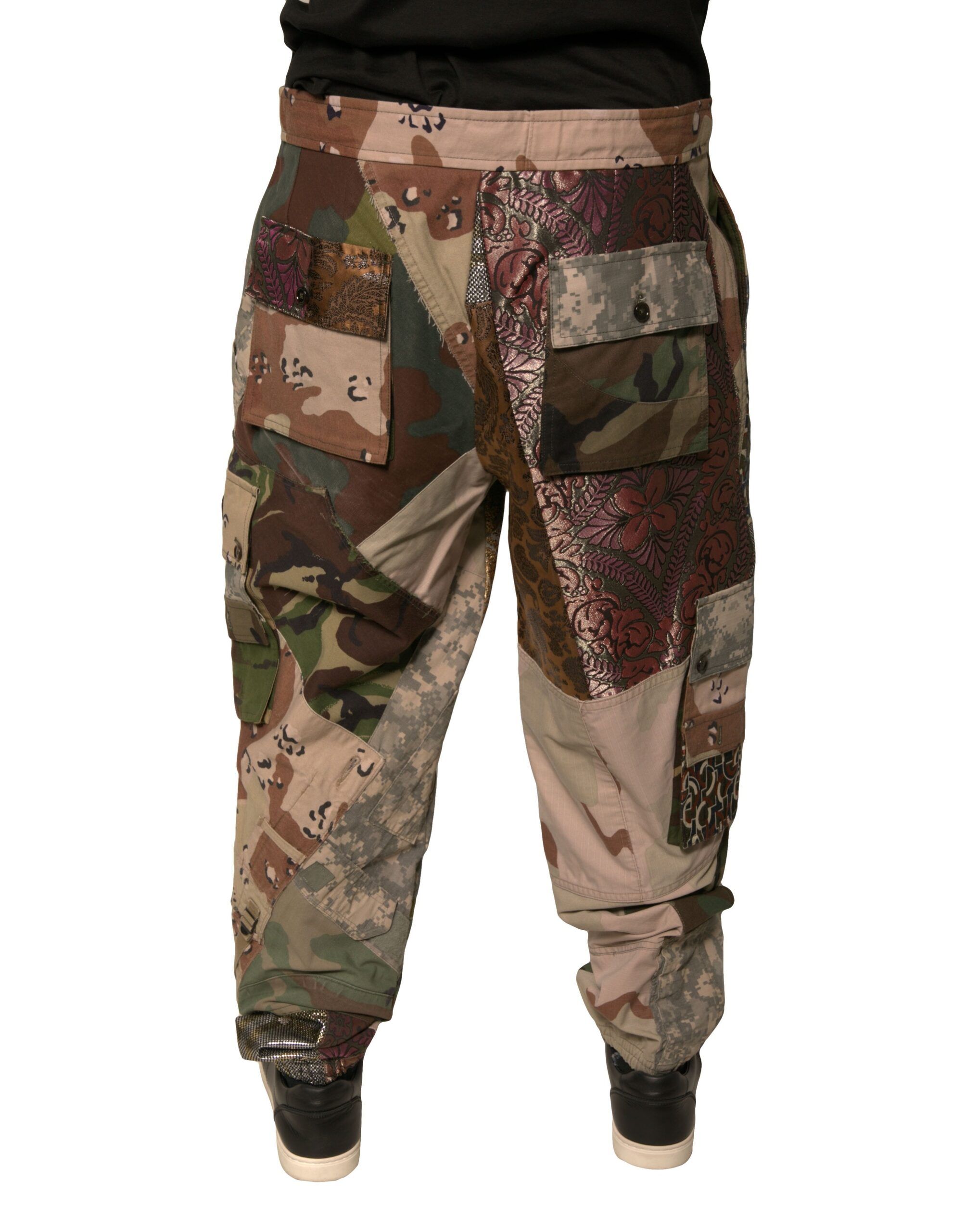 Patchwork Men Jogger Men's Pants (Pre-Owned) - Dolce & Gabbana - Modalova