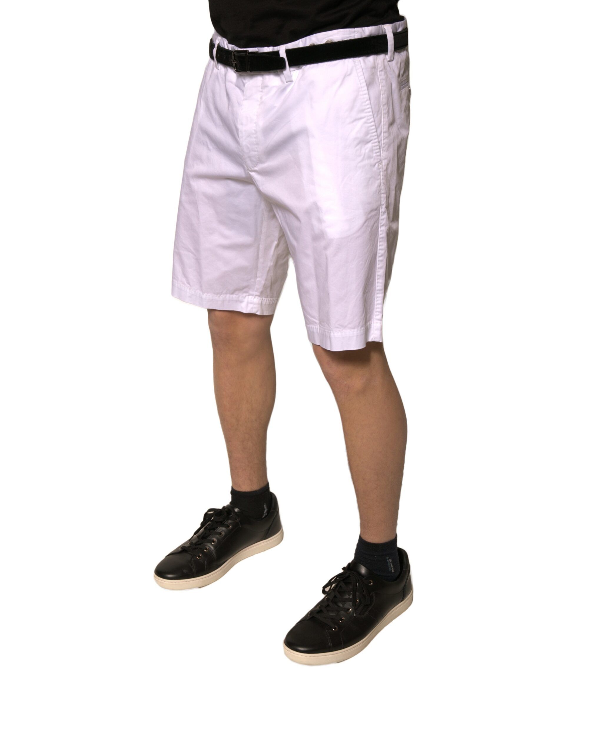 Chinos Cotton Stretch Casual Men's Shorts - Dolce & Gabbana - Modalova