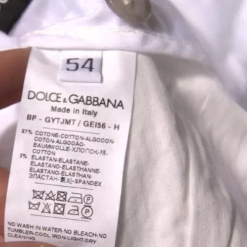 Chinos Cotton Stretch Casual Men's Shorts - Dolce & Gabbana - Modalova