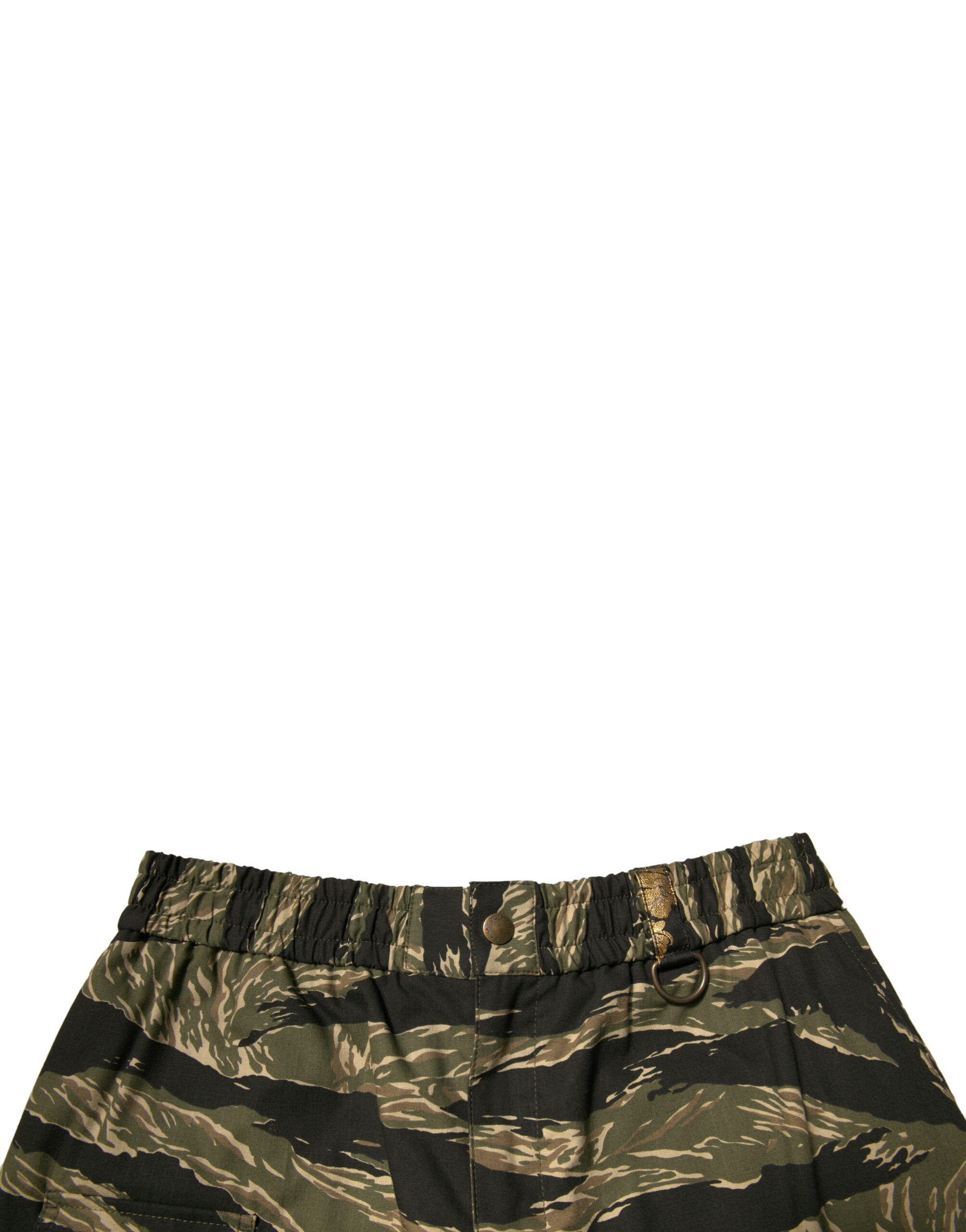 Black Gold Patterned Cotton Bermuda Men's Shorts - Dolce & Gabbana - Modalova