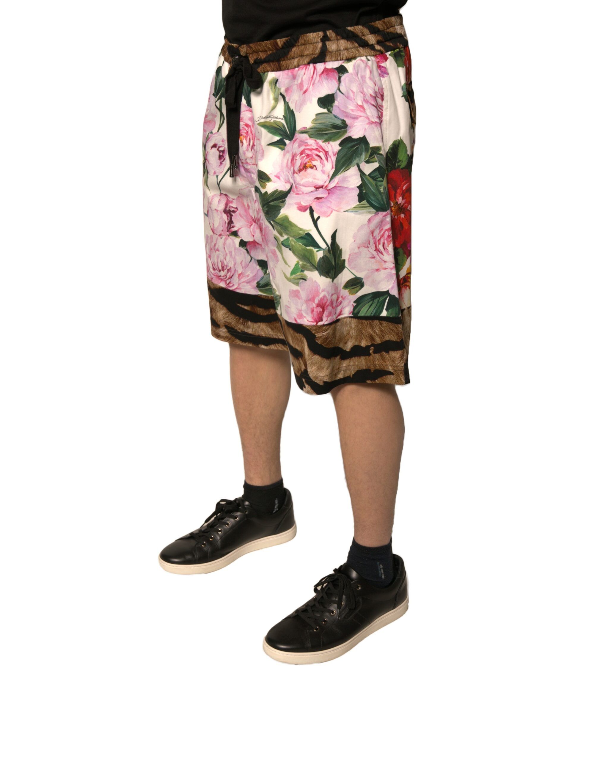 Floral Cotton Men Bermuda Men's Shorts (Pre-Owned) - Dolce & Gabbana - Modalova