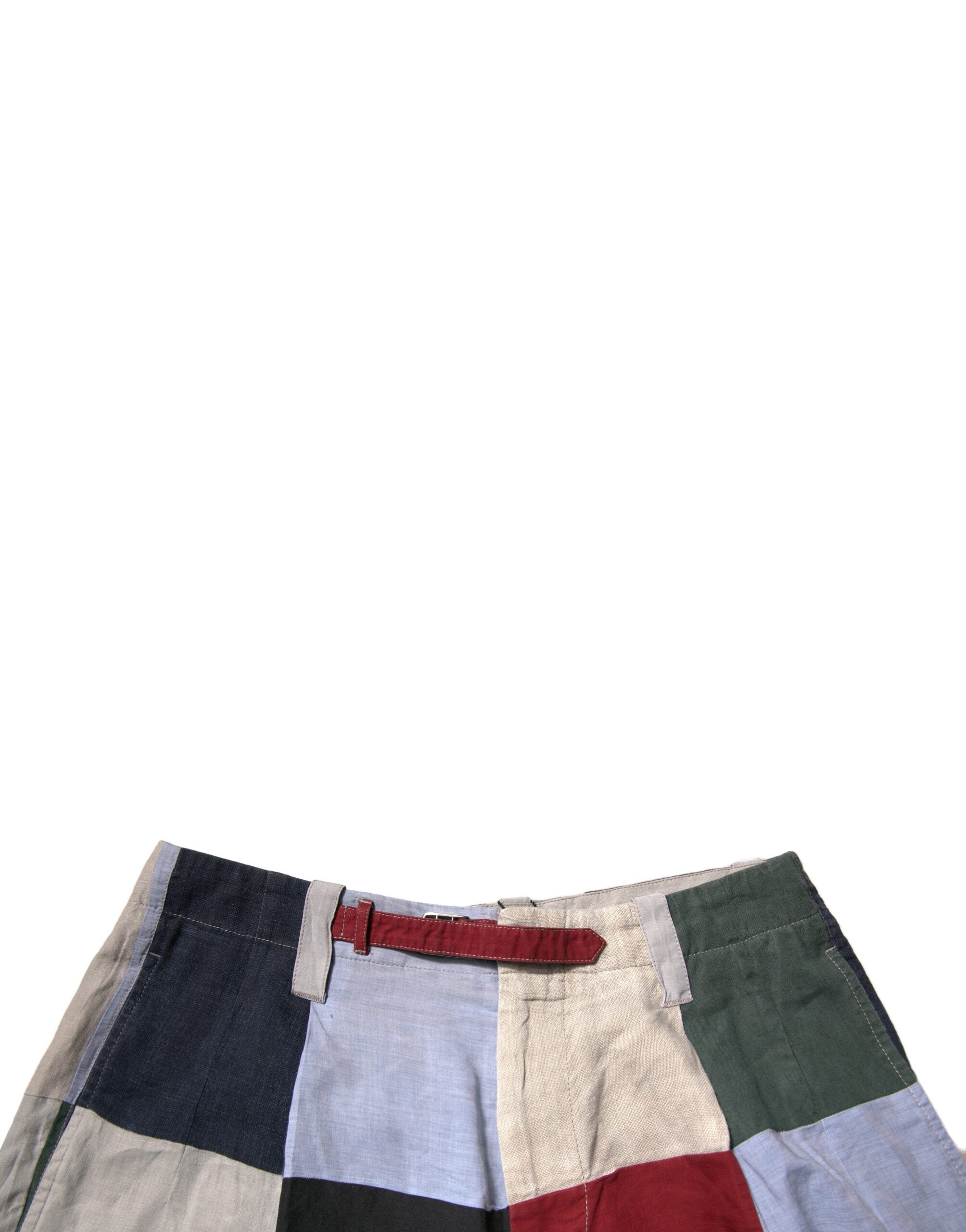 Patchwork Linen Men Chino Men's Shorts (Pre-Owned) - Dolce & Gabbana - Modalova