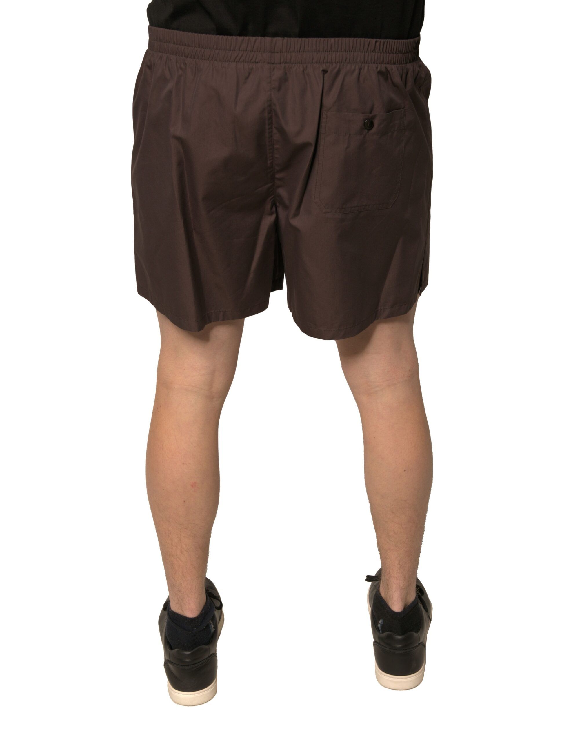 Cotton Blend Men Mid Waist Men's Shorts - Dolce & Gabbana - Modalova