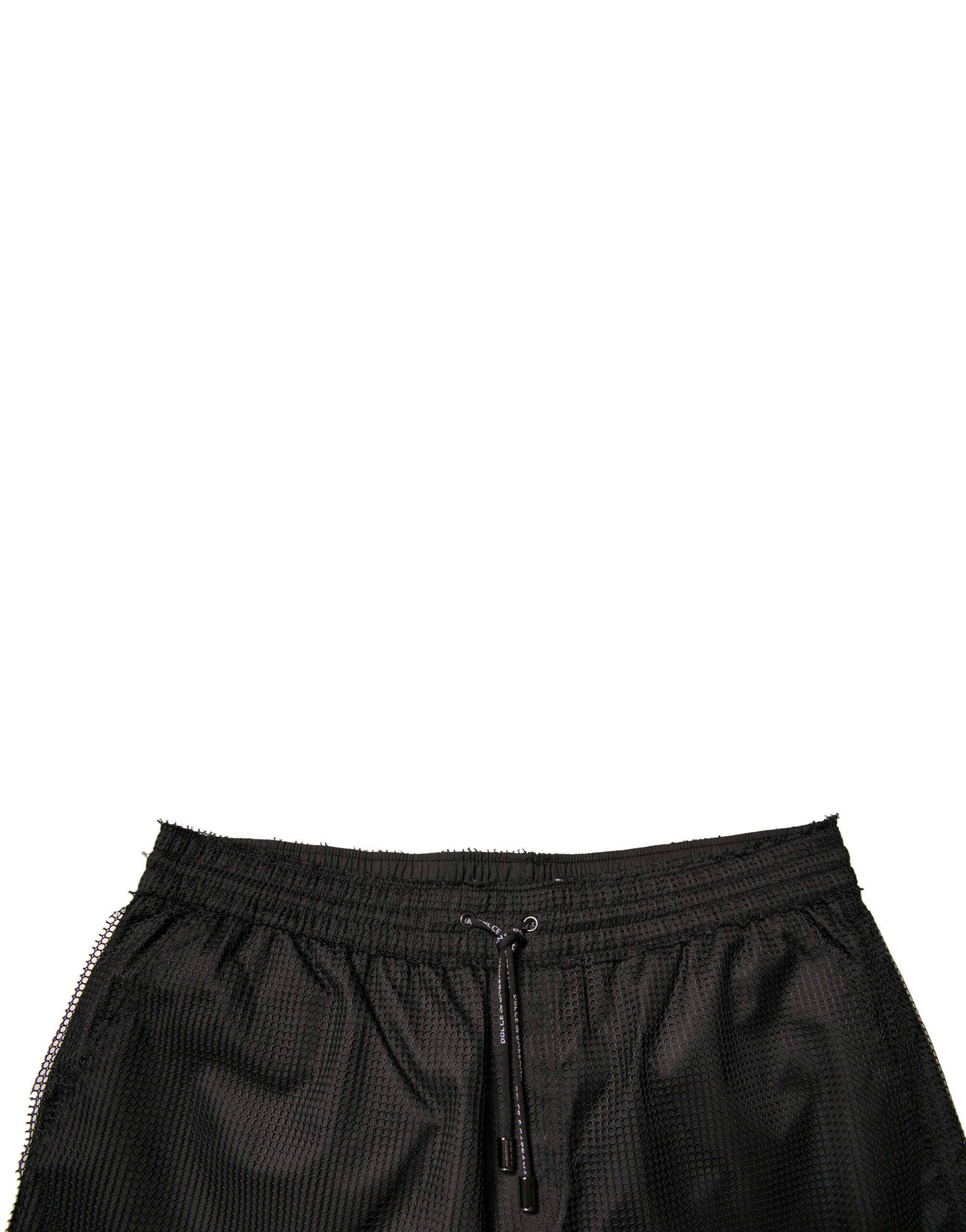 Polyester Jersey Mid Waist Men's Shorts - Dolce & Gabbana - Modalova