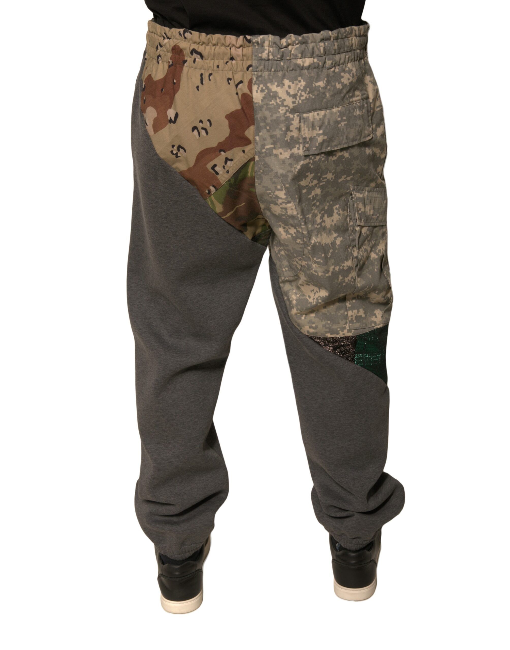 Patchwork Cotton Jogger SweatMen's Men's Pants - Dolce & Gabbana - Modalova