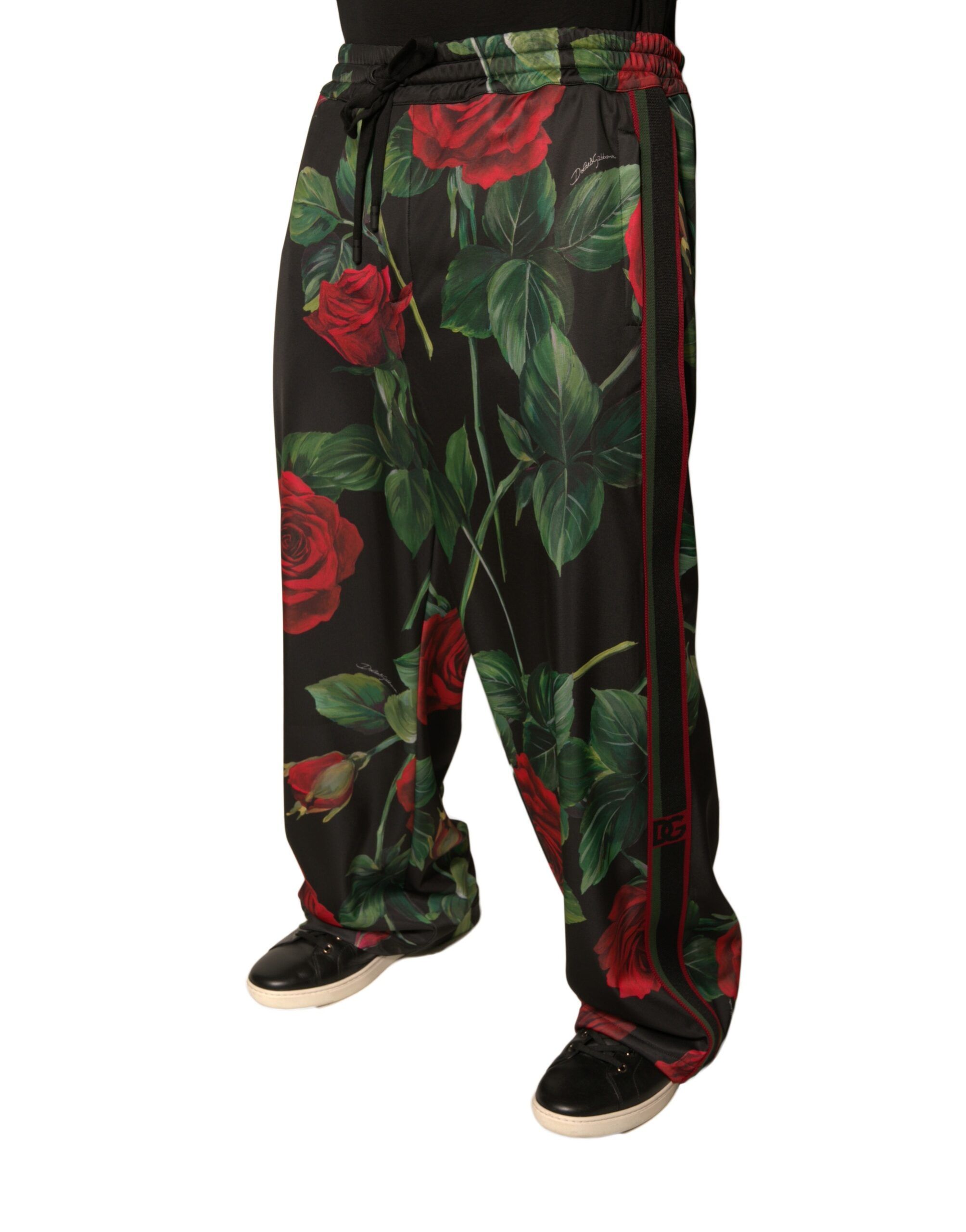 Floral Polyester Jogger SweatMen's Men's Pants - Dolce & Gabbana - Modalova