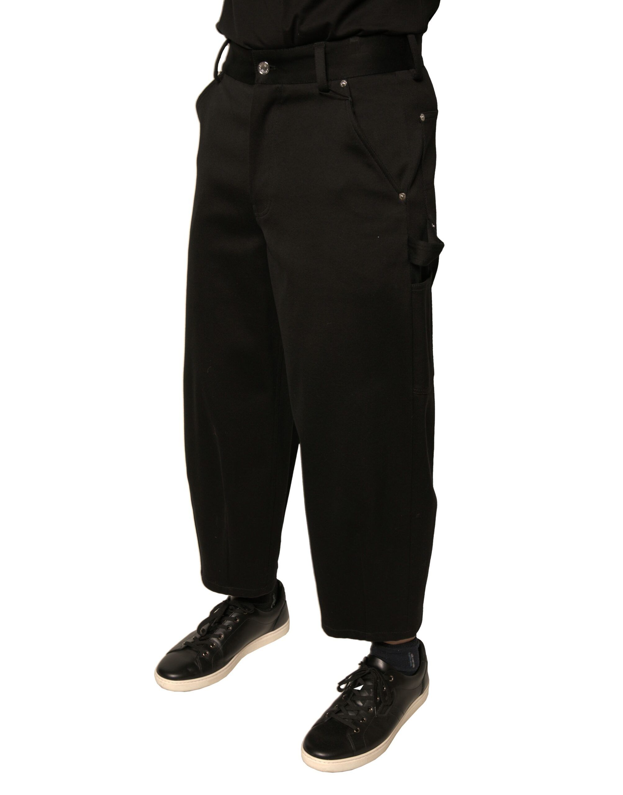 Cotton Mid Waist Cropped Men's Pants - Dolce & Gabbana - Modalova