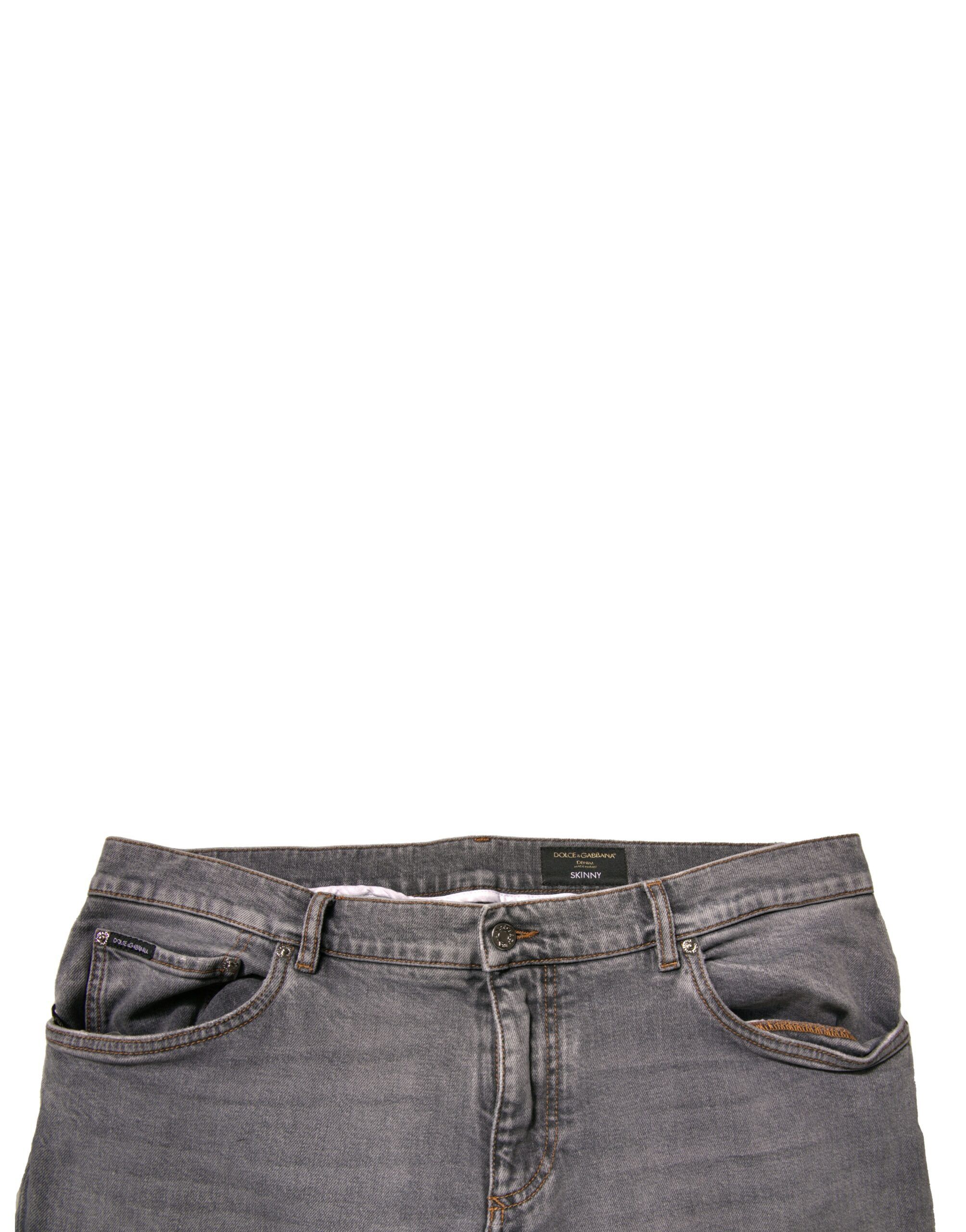Logo Cotton Stretch Skinny Denim Men's Jeans (Pre-Owned) - Dolce & Gabbana - Modalova