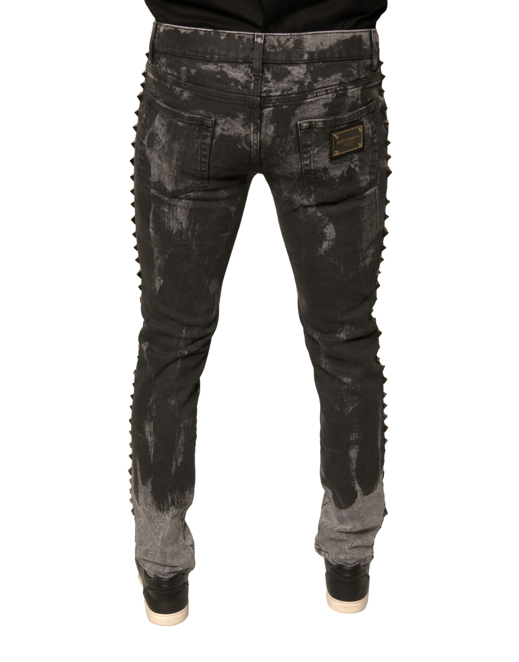 Embellished Cotton Skinny Denim Men's Jeans (Pre-Owned) - Dolce & Gabbana - Modalova