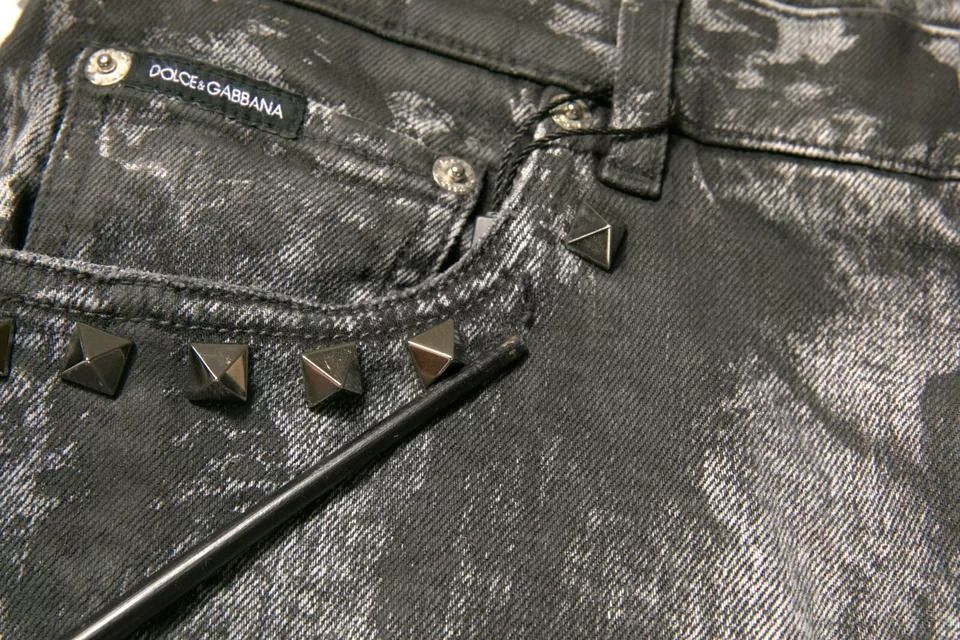 Embellished Cotton Skinny Denim Men's Jeans (Pre-Owned) - Dolce & Gabbana - Modalova