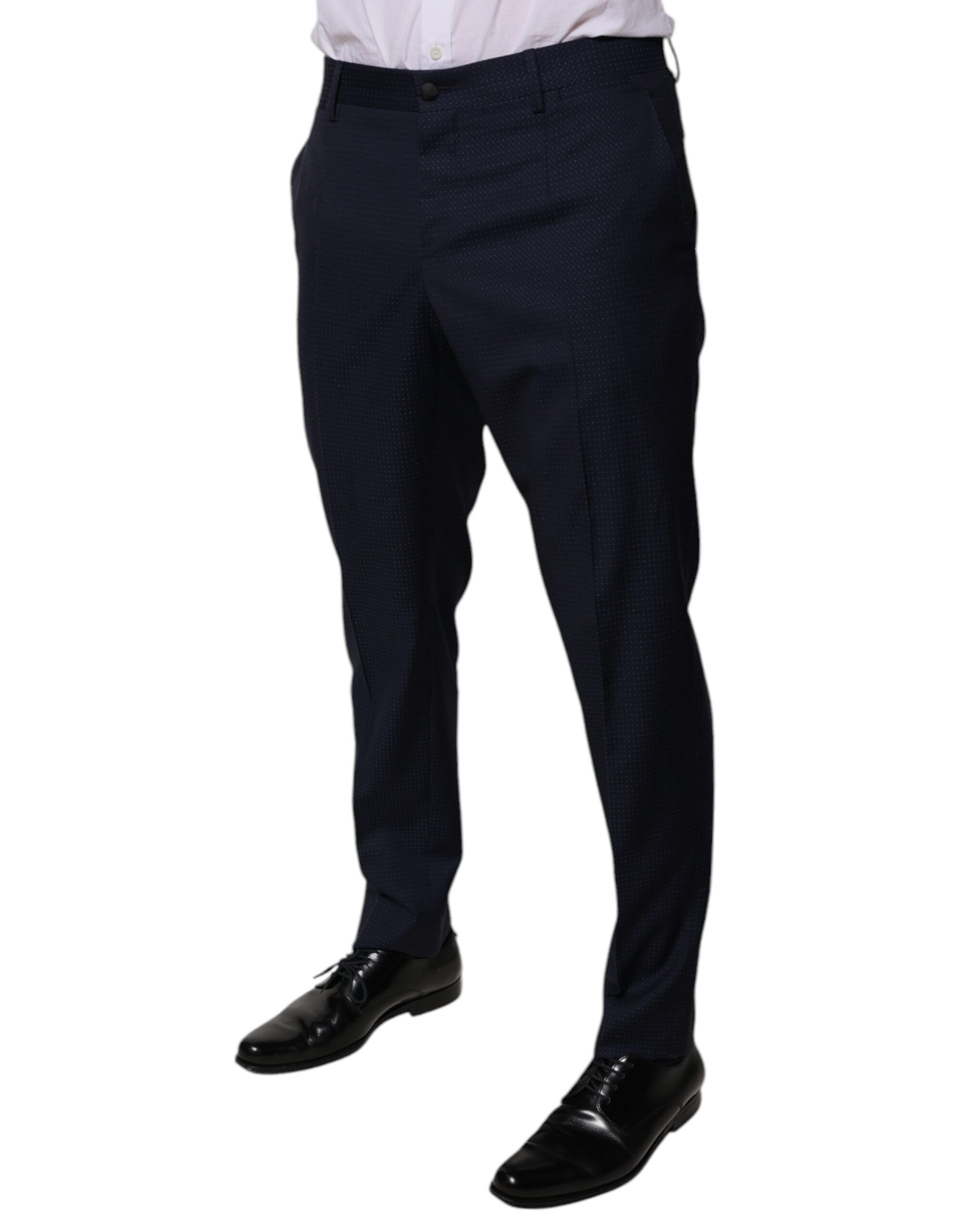 Dark Cotton Men Dress Men's Pants - Dolce & Gabbana - Modalova